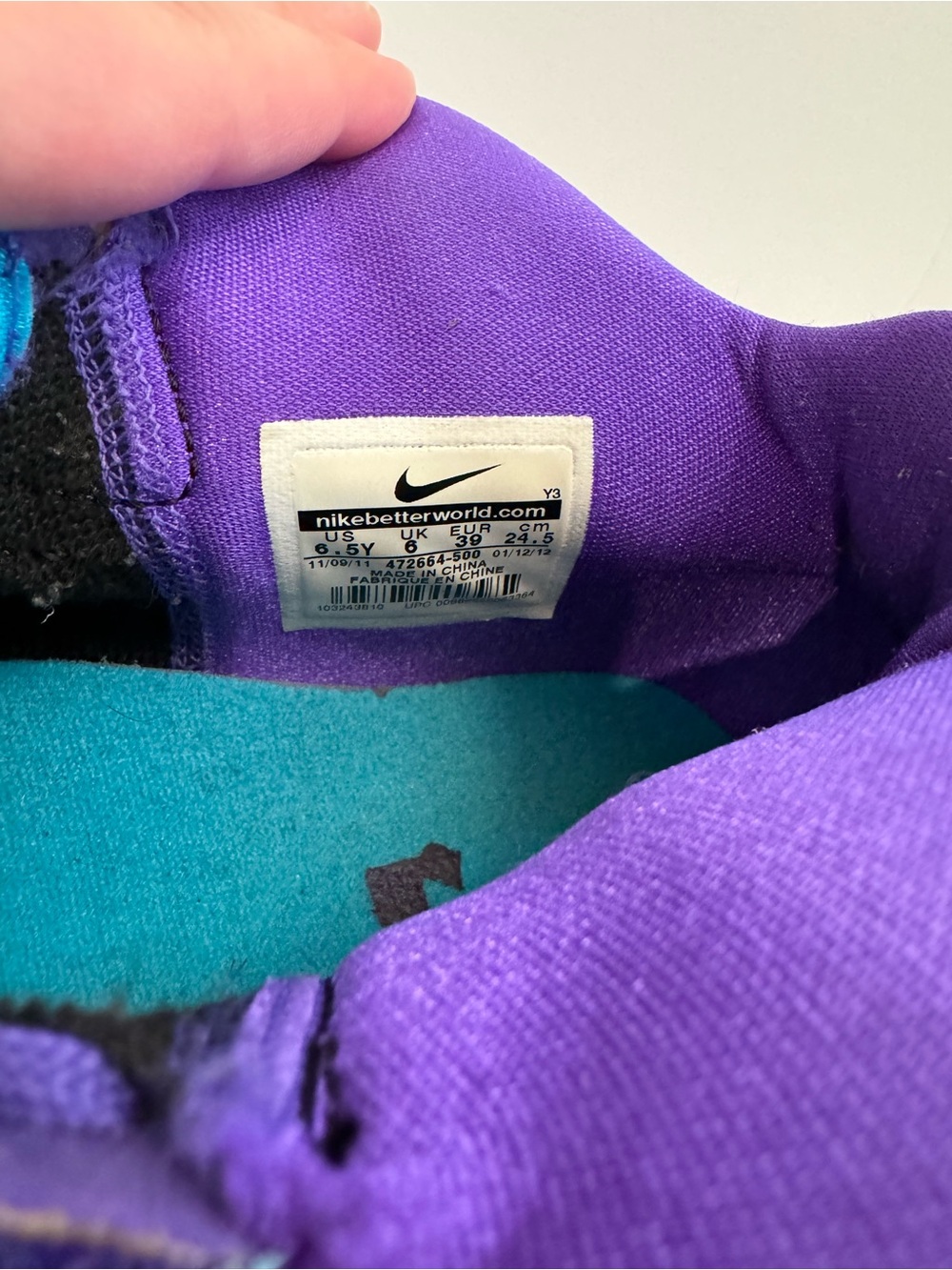Nike LeBron 9 Summit Lake Hornets 472664-500 GS Size 6.5Y Basketball Shoes - Picture 9 of 9